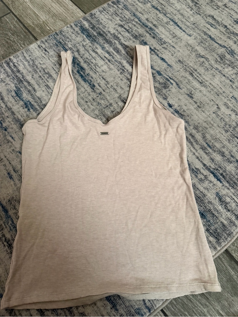 Vuori Ribbed V Neck Tank Top